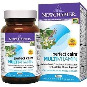 Мультивітаміни для жінок і чоловіків, Perfect Calm - Daily Multivitamin, New Chapter, 72 таблетки, (NCR-00337), фото