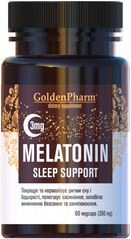 Golden Pharm, Мелатонін, 3 мг, 60 капсул (GLF-47118), фото