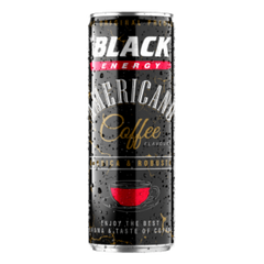 Black, Енергетичний напій Black Americano Coffee - 250 мл 09/2021 (815820), фото
