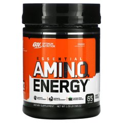 Optimum Nutrition, Essential Amin.O. Energy, охладитель с апельсином, 585 г (OPN-02290), фото