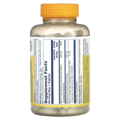 Solaray, Reacta-C, 500 мг, 180 вегетаріанських капсул (SOR-16626), фото
