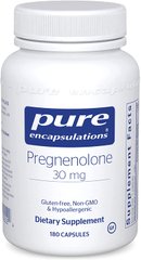 Прегненолон, Pregnenolone, Pure Encapsulations, 30 мг, 180 капсул (PE-00222), фото