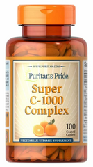 Витамин С комплекс, C-1000 Complex, Puritan's Pride, 100 капсул (PTP-13140), фото
