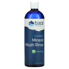 Trace Minerals, минеральный ополаскиватель для полости рта ConcenTrace, мята, 473 мл (TMR-00286), фото