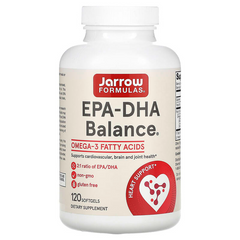 Jarrow Formulas, EPA-DHA Balance, 600 мг, 120 мягких таблеток (JRW-16036), фото