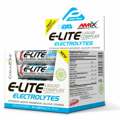 Amix, Performance Amix E-Lite Electrolytes, черная смородина, 20x25мл (817938), фото