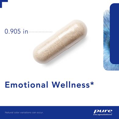 Емоційне Здоров'я, Emotional Wellness, Pure Encapsulations, 120 капсул, (PE-01023), фото