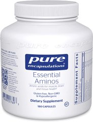 Незаменимые аминокислоты, Essential Aminos, Pure Encapsulations, 180 капсул, (PE-01769), фото