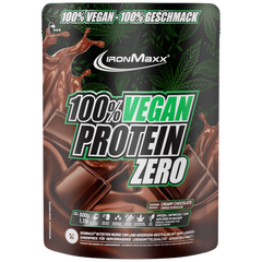IronMaxx, 100 % Vegan Protein Zero, крем-шоколад, 500 г (819509), фото