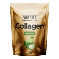 Pure Gold, Collagen, коллаген, зеленое яблоко, 450 г (PGD-90602), фото