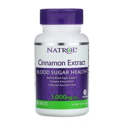 Natrol, экстракт корицы, 500 мг, 80 таблеток (NTL-04458), фото