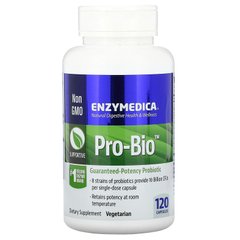 Enzymedica, Pro Bio, пробиотик с гарантированной эффективностью, 120 капсул (ENZ-25113), фото