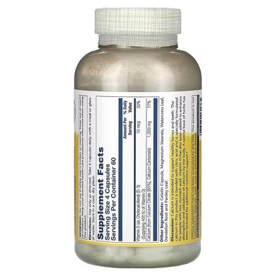 Solaray, цитрат кальция с витамином D3, 250 мг, 240 капсул (SOR-13176), фото