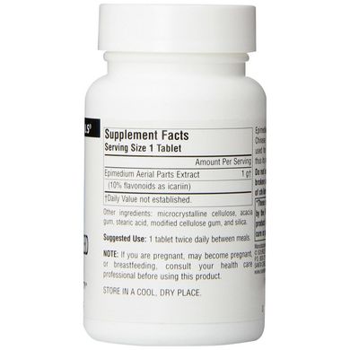 Эпимедиум, Source Naturals, 1000 мг, 30 таблеток (SNS-01429), фото