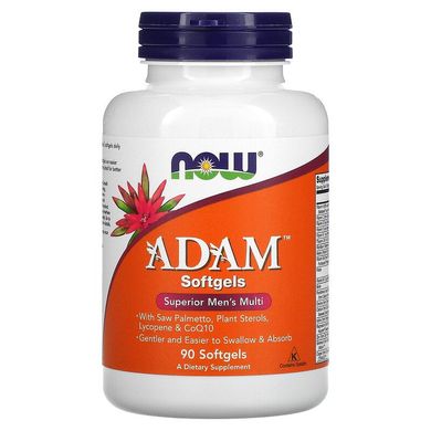 Now Foods, ADAM, ефективні мультивітаміни для чоловіків, 90 капсул (NOW-03880), фото