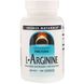 Source Naturals SNS-01687 Аргінін, L-Arginine, Source Naturals, вільна форма, 500 мг, 100 капсул (SNS-01687) 1