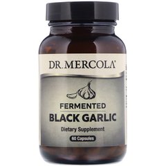 Dr. Mercola, ферментированный черный чеснок, 60 капсул (MCL-01582), фото