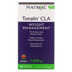 Natrol, Tonalin CLA, конъюгированная линолевая кислота (КЛК), 1200 мг, 60 мягких таблеток (NTL-00863), фото