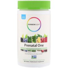 Вітаміни для вагітних, Prenatal One, Rainbow Light, 180 таблеток (RLT-21763), фото