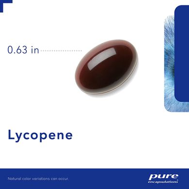 Лікопін, Lycopene, Pure Encapsulations, 20 мг, 60 капсул (PE-00761), фото