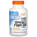 Doctor's Best DRB-00478 Doctor's Best, очищенный и прозрачный рыбий жир с омега-3, с добавлением Goldenomega, 1000 мг, 120 рыбно-желатиновых капсул (DRB-00478) 1