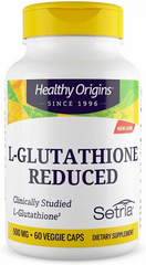 Healthy Origins, Setria, восстановленный L-глутатион, 500 мг, 60 вегетарианских капсул (HOG-41336), фото