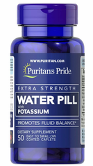 Поддержка водного баланса, Extra Strength Water Pill, Puritan's Pride, 50 каплет (PTP-11831), фото