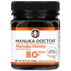 Manuka Doctor, мед манука из разнотравья, MGO 80+, 250 г (MKD-00422), фото
