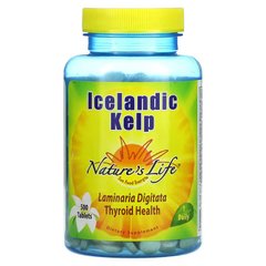 Nature's Life, исландские бурые водоросли, 500 таблеток (NLI-00231), фото