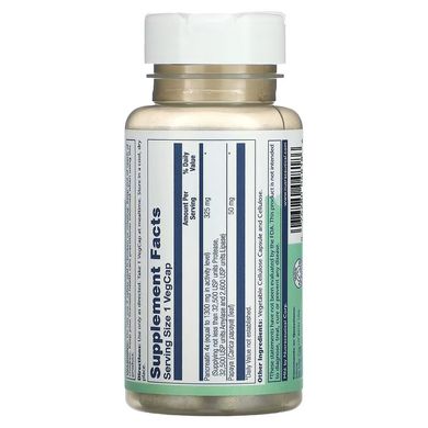 Solaray, панкреатин 1300, 90 растительных капсул (SOR-04818), фото
