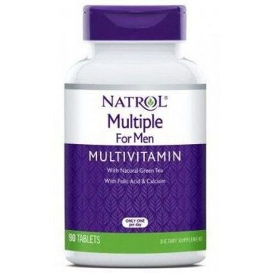 Мультивитамины для мужчин, Natrol, 90 таблеток (NTL-07251), фото