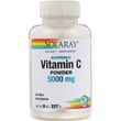 Витамин С, Vitamin C Powder, Solaray, порошок, 5000 мг, 227 г (SOR-04497)