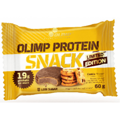 Olimp Nutrition, Батончик Protein Snack, печенье + крем, 60 г - 1/12 (817778), фото