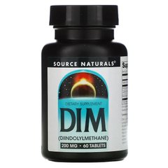 Source Naturals, DIM (дііндолінметан), 200 мг, 60 таблеток (SNS-02589), фото