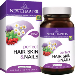 New Chapter, Идеальные волосы, кожа и ногти, 30 вегетарианских капсул (NCR-04508), фото