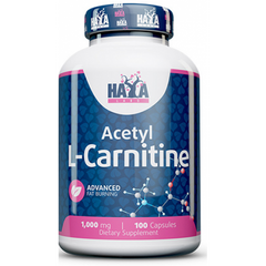 Haya Labs, Ацетил L-карнитин, 1000 мг, 100 капсул (818730), фото