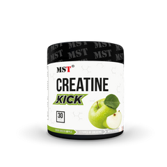 🍏MST Nutrition, Креатин, Creatine Kick 7 in 1, (7 креатинов в 1), зеленое яблоко, 300 г (MST-16252), фото