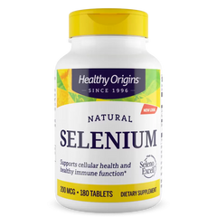 Healthy Origins, Селен, Seleno Excell, 200 мг, 180 таблеток (HOG-15091), фото