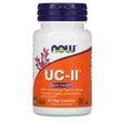 Now Foods, UC-II, добавка для здоров'я суглобів, неденатурований колаген типу II, 60 рослинних капсул (NOW-03134)