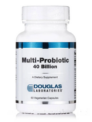 Douglas Laboratories, Multi-Probiotic 40 Billion, 60 вегетарианских капсул (DOU-97978), фото