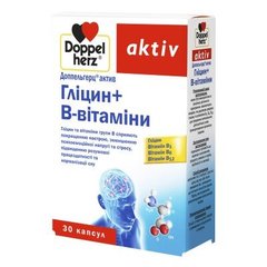 Глицин + В-витамины, Доппельгерц актив, 30 капсул (DOP-52661), фото