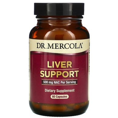 Dr. Mercola, NAC с расторопшей, 500 мг, 60 капсул (MCL-01739), фото