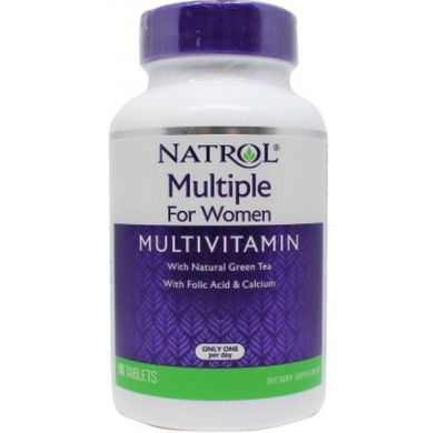 Мультивитамины для женщин, Natrol, 90 таблеток (NTL-07252), фото
