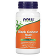 Корінь клопогона кістеносного з лакрицей і Дягілем, Black Cohosh Root, Now Foods, 80 мг, 90 капсул, (NOW-04607)