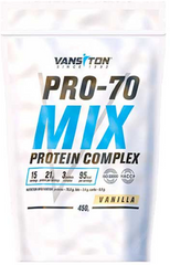 Vansiton, Протеин Мега протеин PRO 70, ваниль, 450 г (VAN-59157), фото