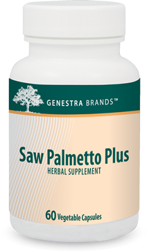 Со пальметто, Saw Palmetto Plus, Genestra Brands, 60 вегетарианских капсул (GEN-10152), фото
