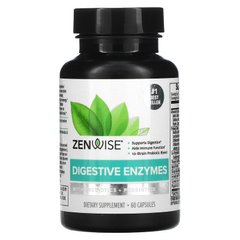 Zenwise Health, пищеварительные ферменты с пребиотиками и пробиотиками, 60 растительных капсул (ZNW-00752), фото