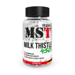 MST Nutrition, Розторопша плямиста, Milk Thistle, 100 капсул (MST-00395), фото