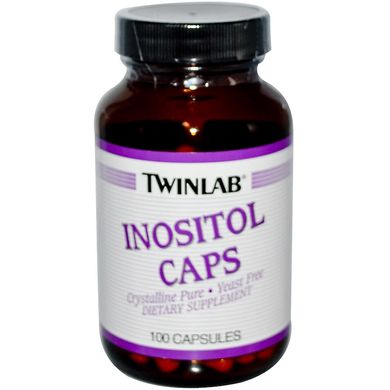 Інозітол, Inositol Caps, Twinlab, 100 капсул, (TWL-00622), фото