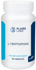 L-триптофан, L-Tryptophan, Klaire Labs, 2000 мг, 90 капсул (KLL-01097), фото